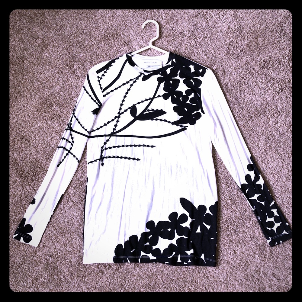 Prabal Gurung - Long Sleeve Printed Tee